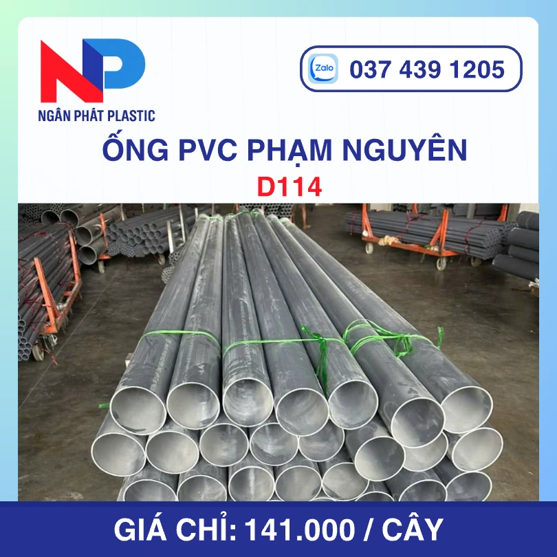 Ống Nhựa PVC D114 Phạm Nguyên